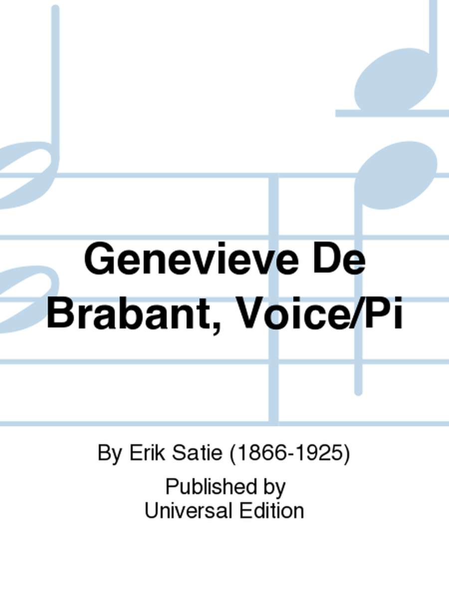 Genevieve De Brabant, Voice/Pi