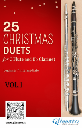 25 Christmas Duets for Flute and Clarinet - VOL.1