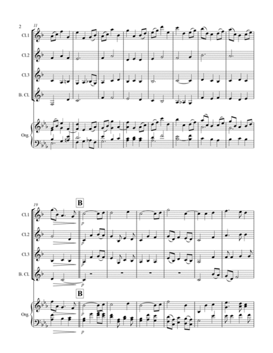 Elgar - Nimrod from Enigma Variations (for Clarinet Quartet) image number null