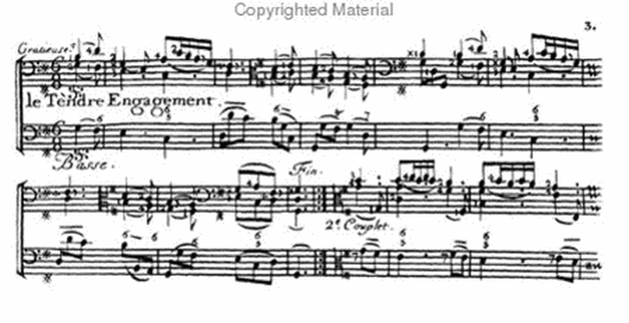 Pieces for viola da gamba with continuo bass- Opus II