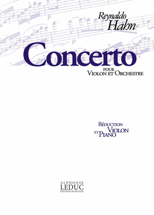 Book cover for Concerto -Violon Et Orchestre