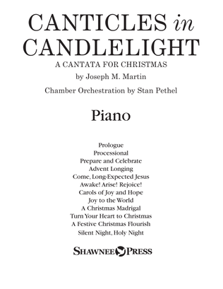 Book cover for Canticles in Candlelight - Piano
