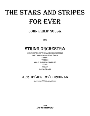 Book cover for The Stars and Stripes Forever for String Orchestra