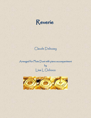 Book cover for Reverie for Flute Duet and Piano