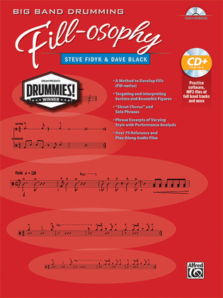 Book cover for Big Band Drumming Fill-osophy