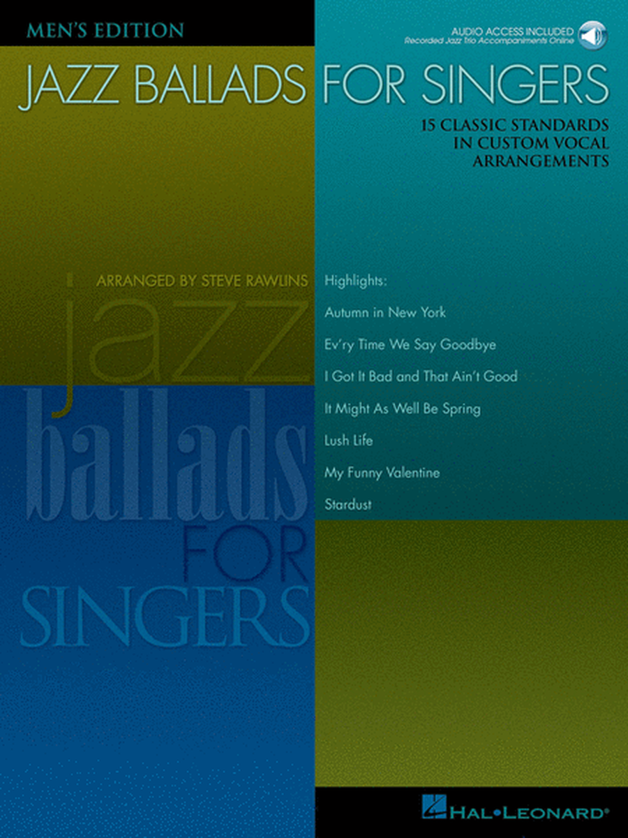 Jazz Ballads for Singers - Men's Edition image number null