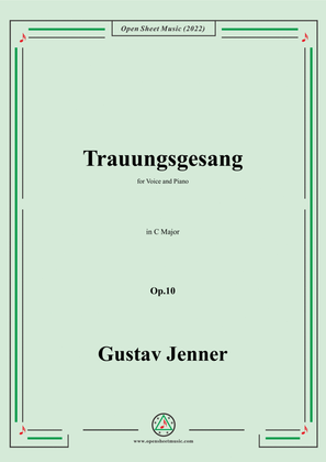 Book cover for Jenner-Trauungsgesang,in C Major,Op.10