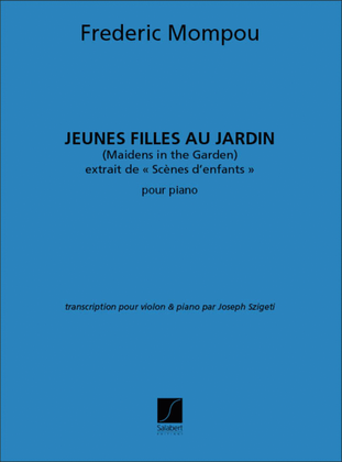 Book cover for Jeunes Filles Au Jardin