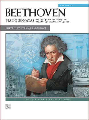 Book cover for Beethoven -- Piano Sonatas, Volume 4