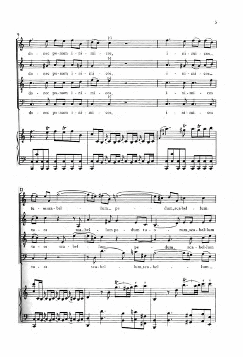 Vesperae de Dominica, K.321 (Choral Score)