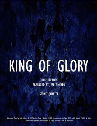 Book cover for King Of Glory