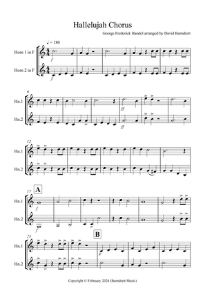 Hallelujah Chorus for Horn Duet