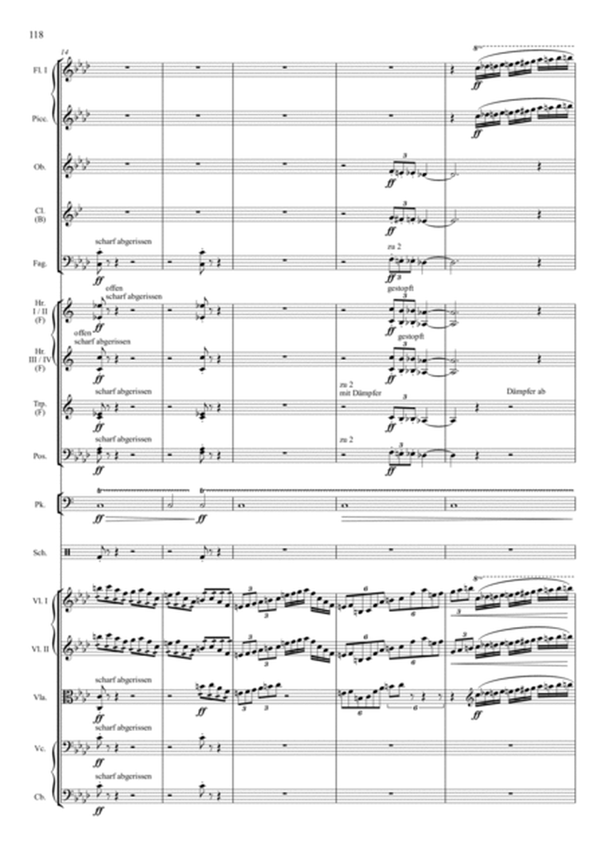 Mahler (arr. Lee): Symphony No. 1 in D Major 4th movement - Score Only