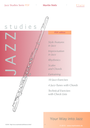 Book cover for Jazz Studies Flute PDF-Edition