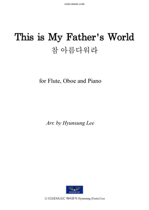 Book cover for This is My Father's World - for Flute, Oboe, Piano