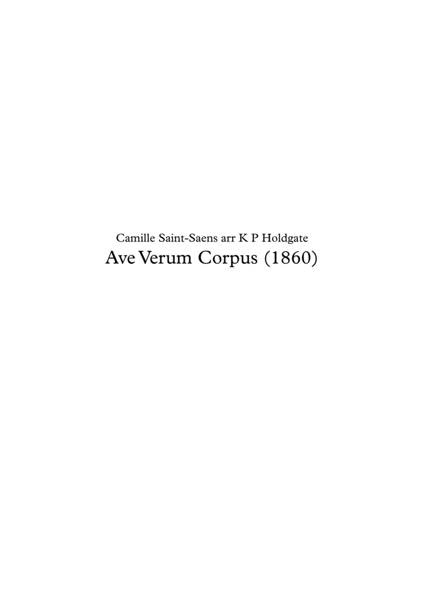 Ave Verum Corpus (1860) image number null