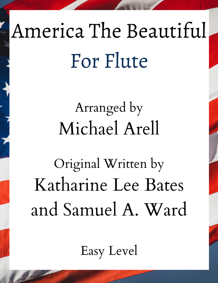 America The Beautiful- Easy Flute image number null