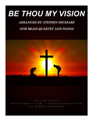 Book cover for Be Thou My Vision (Brass Quartet and Piano)