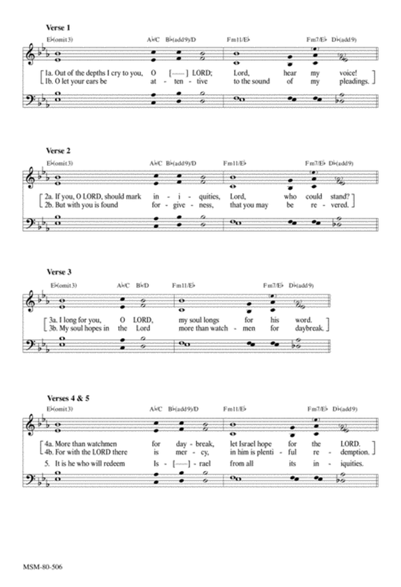 Psalm 130 (Downloadable)