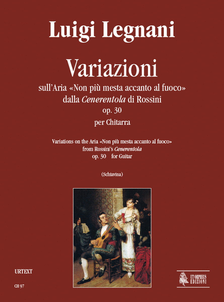 Variations on the Aria "Non più mesta accanto al fuoco" from Rossini’s "Cenerentola" Op. 30 for Guitar image number null