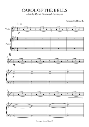 Carol of the Bells (Piano and Violin)