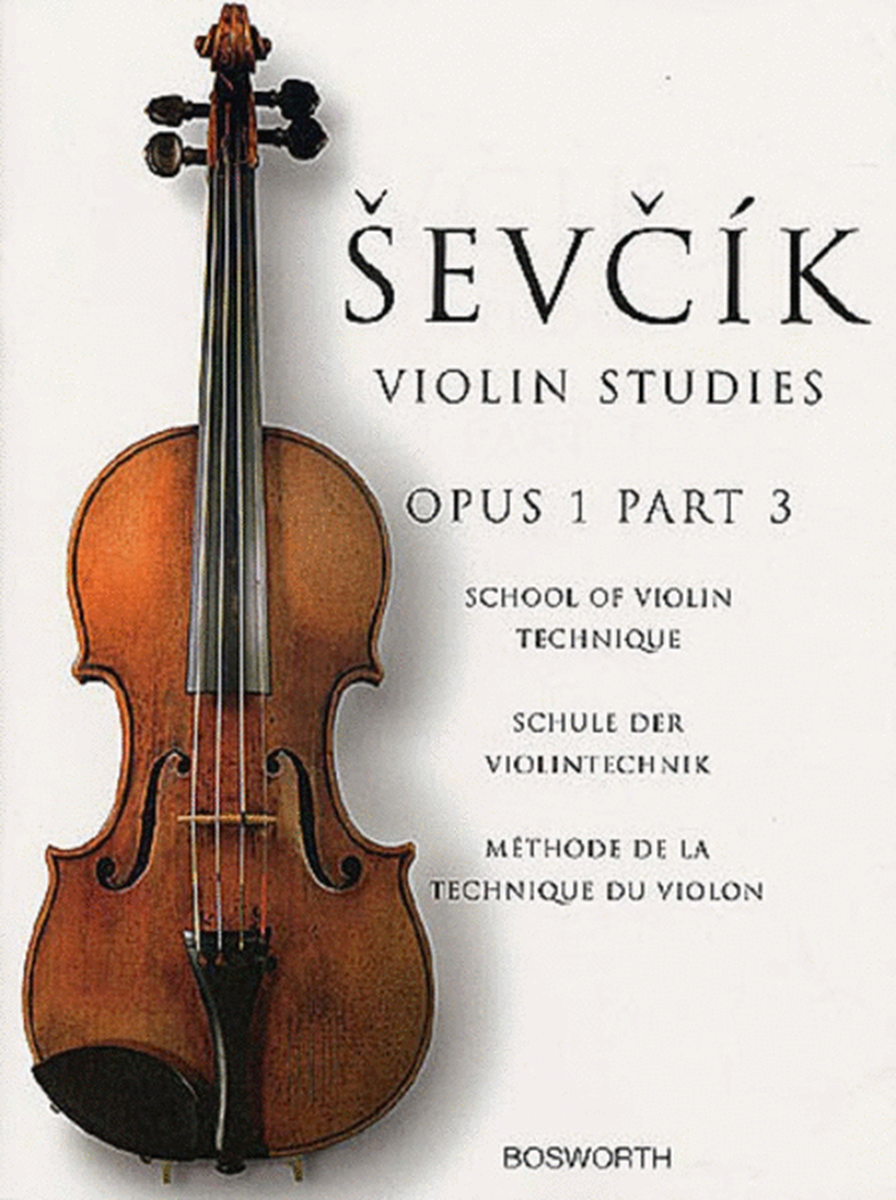 Sevcik Violin Studies Op 1 Pt 3 New Ed