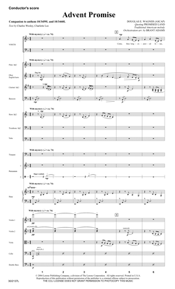 Book cover for Advent Promise - Orchestra Score and Parts
