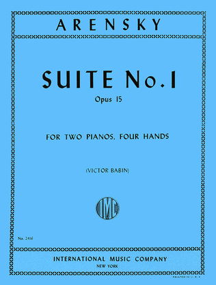 Book cover for Suite, Op. 15 (set)