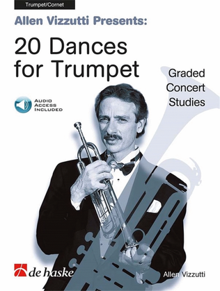 Book cover for Vizzutti - 20 Dances For Trumpet Book/Online Audio