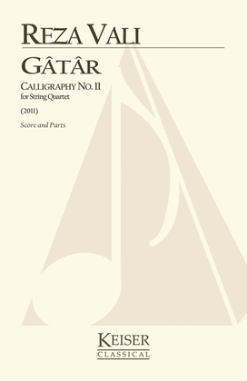 Book cover for Gatar: Calligraphy No. 11 for String Quartet