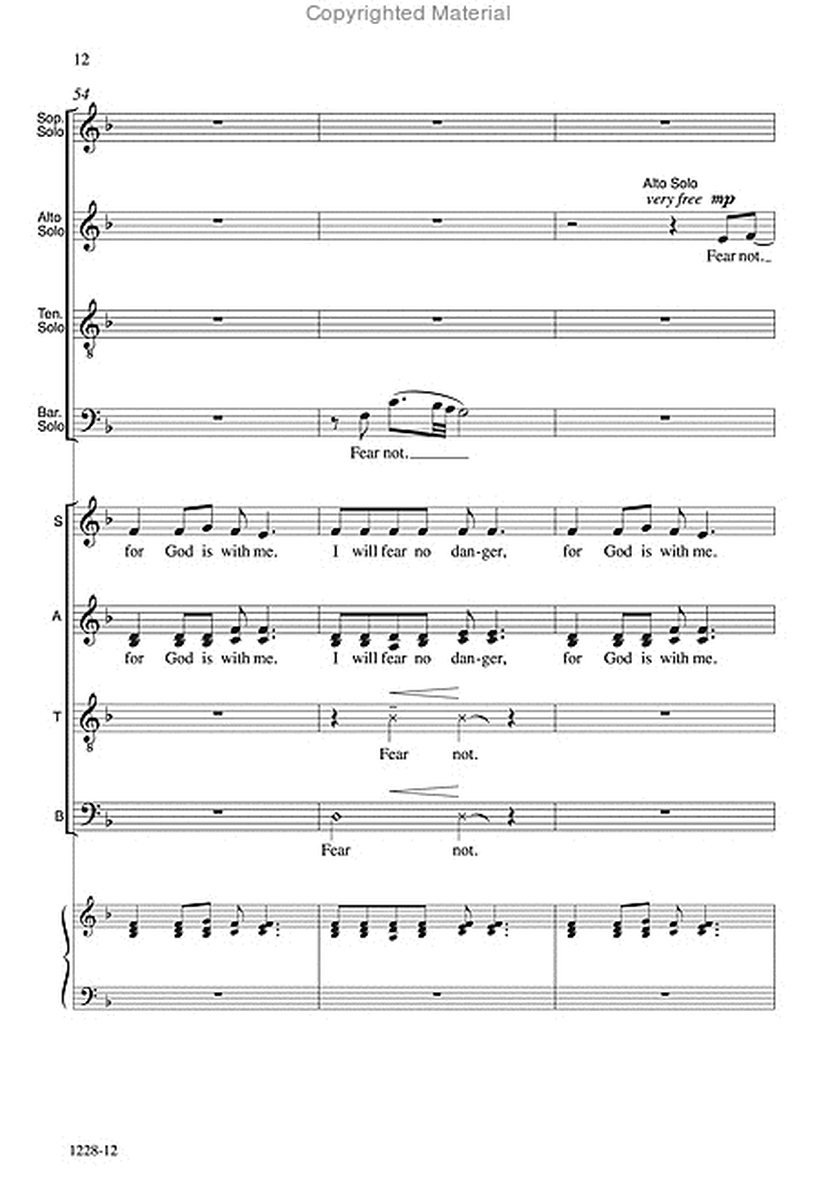 Fear Not - SATB divisi Octavo