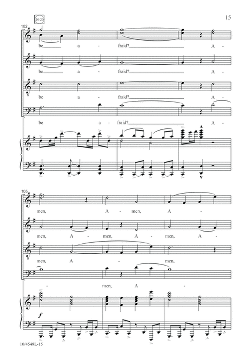 The Lord Is My Light 4-Part - Digital Sheet Music