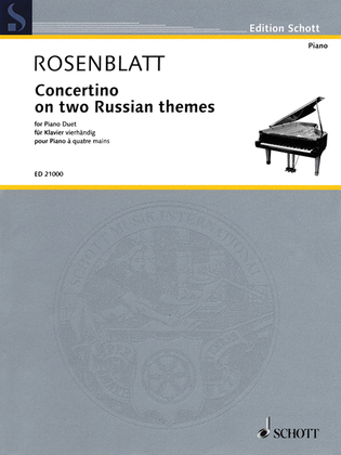 Book cover for Concertino on Two Russian Themes