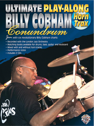 Book cover for Ultimate Play-Along Horn Trax Billy Cobham Conundrum