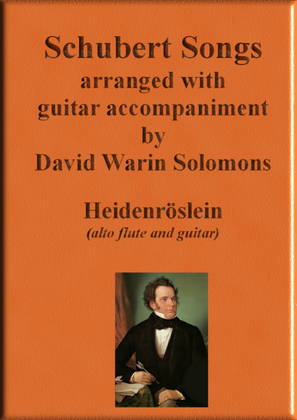 Book cover for Heidenröslein for alto flute and guitar