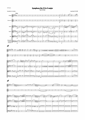 Haydn - Symphony No.12 in E major, Hob.I:12