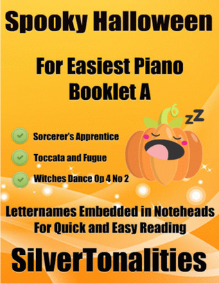 Spooky Halloween for Easiest Piano Booklet A