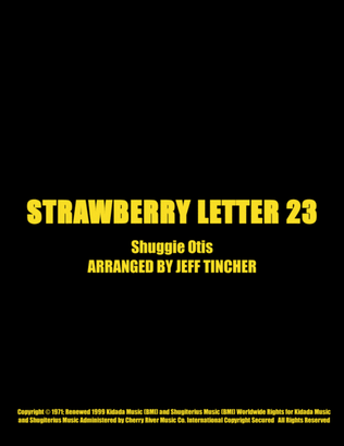Book cover for Strawberry Letter 23