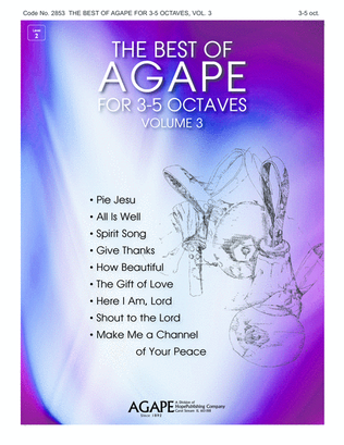 Book cover for The Best of Agape for 3-5 Octaves, Vol. 3