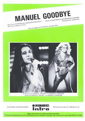 Book cover for Manuel Goodbye