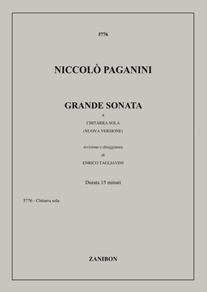 Book cover for Grande Sonata A Chitarra Sola