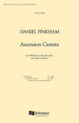 Book cover for Ascension Cantata (Full Score)