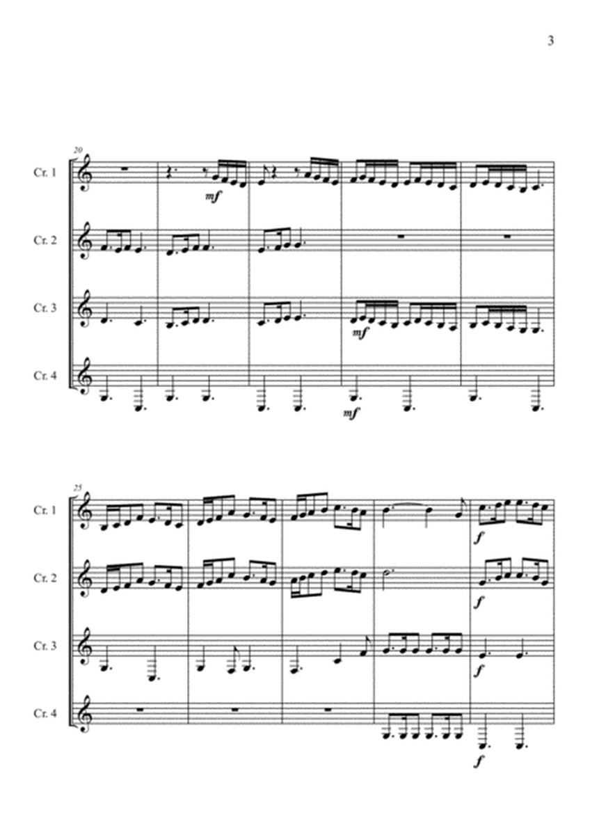 Four Renaissance Dances for Horn Quartet image number null