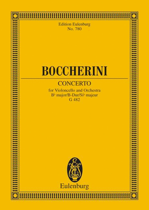 Book cover for Cello Concerto in B flat Major