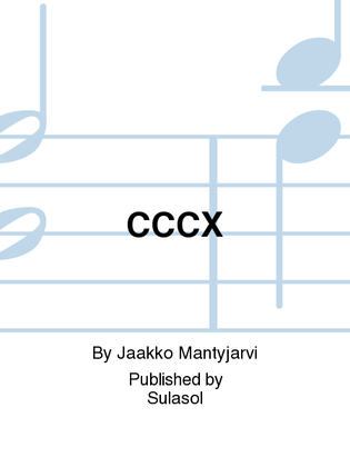 Book cover for CCCX