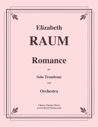 Book cover for Romance for Solo Trombone and Orchestra