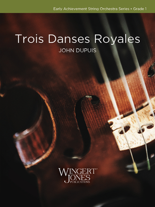 Book cover for Trois Danses Royales