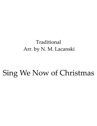 Book cover for Sing We Now of Christmas