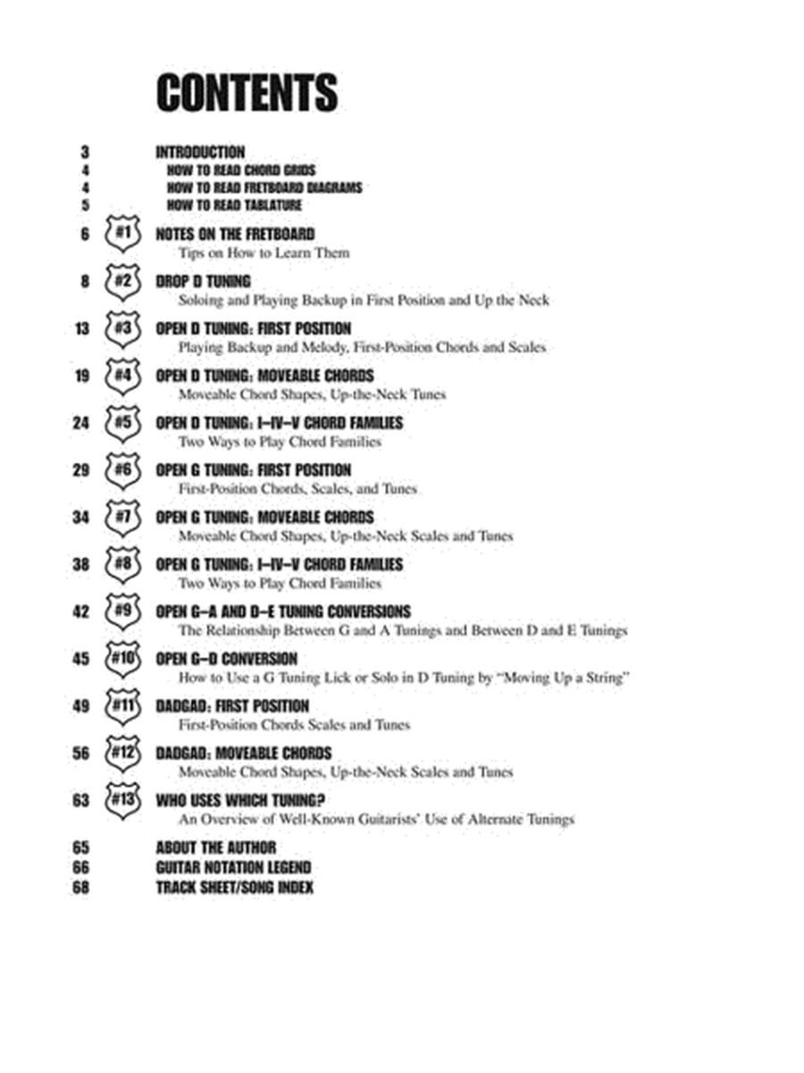 Fretboard Roadmaps – Alternate Guitar Tunings image number null