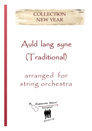 Book cover for Auld lang syne - Arranged for string orchestra